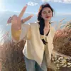 Moda Nueva Primavera y Otoño 2025 Reductora de Edad Versátil Mejora de Calidad Jacquard Nuevo Estilo Chino Chaqueta de Botones Tendencia Superior para Mujer