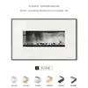 Pintura Decorativa Fotografia Abstrata Moderna Pastoral Preto e Branco Arte de Nicho Sala Modelo Pintura para Pendurar Pintura para Armário de Hotel