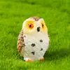 Adornos de Micro Paisajismo Adornos de Búho de Dibujos Animados Adornos de Animales para Macetas de Jardinería Artesanías Lindas para Escritorio y Coche