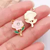 Acessórios para Joias DIY Liga Esmaltada Série Dia dos Namorados Buquê de Corações Pingentes Pulseiras Colares Chaveiros Charms