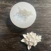 Flor de Hibisco Iris Rosa Flor de Osmanthus Molde de Silicona Molde de Yeso para Aromaterapia Molde Decorativo
