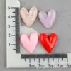 Acessórios de Resina em Formato de Coração DIY Acessórios de Cabelo Capa de Celular DIY Materiais de Cola Creme Acessórios de Argila para Pegadas de Mãos e Pés