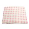 Toalla de baño de algodón 100% de doble gasa con estampado clásico de cuadros crepé para bebé, manta, pijama, ropa infantil.
