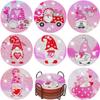 Suministro Exclusivo Transfronterizo de Posavasos DIY de Pintura de Diamantes, Manteles Individuales Redondos, Manteles Individuales Creativos Navideños de Mandala para Niños