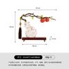 Nuevos adornos de estilo chino, mueble de vino, estantería antigua, modelo de sala de estar zen, oficina, entrada, decoración suave para el hogar.