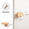 Manija de Armario para Habitación Infantil Tronco de Madera Maciza Lindas Estrellas de Dibujos Animados Luna Nubes Cajón Armario Manija de Puerta de Armario