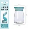 Botella de Vidrio Nueva para Condimentos 70% de descuento Tarro de Condimentos Doble Uso Apilable para el Hogar Tarro de Condimentos a Prueba de Humedad Suministros de Cocina Tarro de Vidrio para Sal