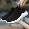 Sapatos Femininos Outono Novo Estilo Par Calçados Meia Malha Mesh Tendência Moda Casual Esportivos Tênis de Corrida Feminino