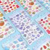 Pegatinas Divertidas Flotantes Estéreo de Dibujos Animados Diamante de Cristal Material de Decoración para Niños Pegatinas 3D Pegatinas con Relieve de Niña Linda