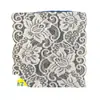 Borde de Encaje de Alta Gama Decoración de Encaje Floral de Rosa en el Dobladillo Encaje Vestido de Novia Mascota Encaje Elástico para Borde