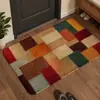 Alfombrilla de Piso de Barro Diatómico para Baño Antideslizante Absorción de Agua Secado Rápido Felpudo para Puerta de Inodoro Alfombra con Textura Imitación Tejida Venta al por Mayor