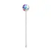 LT Transfronterizo 3cm Bola PET Agitador Acrílico para Vino Cóctel Bola de Discoteca Agitador para Bebidas