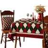 Mantel Navideño Impermeable a Prueba de Aceite Lavable Resistente al Calor Tapete de Mesa Rojo Festivo Atmósfera de Foto Navideña Cubierta para Mesa de Café