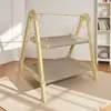 Nido para Dormir de Gato, Cama para Gato, Estructura Integrada para Trepar Gatos con Dos Niveles para Rascar y Dormir, Columpio para Gato, Hamaca Doble para Gato, Rascador para Gato