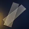 Painel Difusor de Prisma Quadrado Máscara Painel de Difusão Uniforme de Luz LED para Engenharia de Iluminação Interna e Externa 8x25cm
