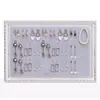 Tablero de Almacenamiento de Aretes Estilo Marco de Liquidación, Organizador de Aretes para Uso Doméstico, Colgador de Joyería para Collares Montado en Pared, Soporte de Exhibición para Aretes y Joyería