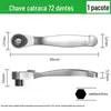 Conjunto de Chave de Fenda Mini Catraca 72 Dentes Soquete Hexagonal Cruzado Pequeno Bit Rápido Dupla Finalidade