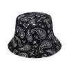 Chapéu de Pescador Estilo Europeu e Americano Transfronteiriço com Estampa de Castanha de Caju Estilo Coreano Chapéu de Sol da Moda Streetwear para Homens e Mulheres Chapéu de Sol Chapéu Balde