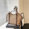 Bolso de Moda Transfronterizo de Gran Capacidad para Mujer Verano 2026 Nuevo Estilo Coreano Bolso Tote Casual Bolso de Hombro Simple para Viajes