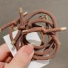 Sensação de alta qualidade 5 peças de elástico portão leste alta elasticidade base rabo de cavalo alto corda de cabelo bola temperamento simples corda de cabeça