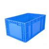 Caja Rectangular de Plástico Gris para Piezas de Automóvil Eu Se Puede Equipar con Fondo Reforzado Estándar Europeo Caja de Rotación Logística de Transporte Azul Apilamiento