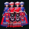Novos Trajes Étnicos Zhuang de Guangxi para Adultos, Roupas de Desfile Étnicas de Minorias Étnicas, Trajes Étnicos Yao, Performance de Dança Étnica Miao