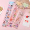 Pegatinas de Diario para Mascotas de Tira Larga de Dibujos Animados Lindas y Femeninas Transparentes Impermeables Pegatinas Decorativas DIY Venta al por Mayor desde el Fabricante