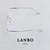 Armazón Ultraligero de Titanio 5.9g Montura Cuadrada Sin Marco Lentes Graduados para Hombres con Rostros Grandes, Armazones Retro Elegantes de Negocios, Se Pueden Personalizar con Lentes Graduados