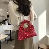 Bolso con Asa de Lazo de Lunares Diseño de Nicho Coreano para Mujer 2026 Primavera/Verano Súper Popular Lindo Bolso de Mano Hombro