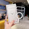 Adecuado para Apple 17 Funda Magnética Transparente para Teléfono Iphone17Promax Dos en Uno Cubierta Protectora Anticaídas Venta al por Mayor
