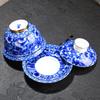 Cuenco con tapa de esmalte de cesta, tazón de tres talentos con flor a la parrilla, taza de té de cerámica, juego de té de kung fu, tazón de té dorado con trazado, tazón de tapa simple