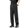 Pantalones Rectos de Sumergir para Hombre Estilo Nuevo Estilo Japonés Pantalones de Sumergir Sueltos de Pierna Ancha Versátiles Pantalones Casuales