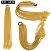 Coleta Gradiente de Siete Colores Coleta Trenza Pequeña Trenza de Color Sucio Coleta Tocado Personalizado Hip Hop Trenza de Tres Hilos