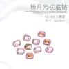 Decorações para Unhas: Strass com Base Pontuda, Strass em Formato de Coração, Strass Rosa Moonlight em Formato de Machado, Strass em Formato de Gota, Strass Quadrado, Strass Retangular, Decorações para Unhas, 10 Peças