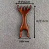 Nuevo Peine Masajeador de Cuerno de Palo de Rosa Peine de Cinco Garras para Meridianos Rascador Nasal de Doble Propósito Peine de Rana de Cuerno Rastrillo Mango Largo Terapia para la Cabeza Empuje