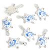 Moda impresión tridimensional color tortuga aleación accesorios de joyería diy gota de aceite pulsera aretes collar colgante venta al por mayor