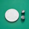 Contas espaçadoras ovais vintage desgastadas de prata pura s925, contas soltas, espaçadores redondos, materiais de acessórios de contas de prata para pulseira de artesanato DIY