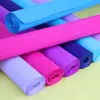 Papel crepom material feito à mão rosa de papel origami embalagem de buquê espessa ferramentas de fabricação diy papel plissado colorido