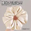Almofada de Dormir Elástico de Cabelo para Mulheres, Scrunchie Oversized de Cetim de Alta Qualidade, Preenchido com Algodão, Não Danifica o Cabelo, Acessório de Cabelo Corda de Seda para Cabelo