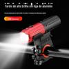 Lanterna de Bicicleta Personalizada, Lanterna Brilhante para Ciclismo Noturno, Farol Recarregável por USB, Iluminação à Prova d'Água para Bicicleta de Montanha, Luz para Ciclismo