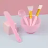 Conjunto de tigelas para máscara de silicone, tigela e espátula para misturar máscara, ferramentas de spa de beleza, tigela grande para máscara, pincel especial para lama para salão de beleza