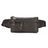Riñonera personalizada, bolso cruzado de negocios, color liso, nueva bolsa cruzada casual para hombre, riñonera de cuero suave para hombre, bolso de hombro pequeño