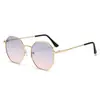 Óculos de Sol Metálicos Tendência Femininos Moda Feminina Lady Designer Óculos de Sol