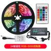 Luces Led Transfronterizas de Bajo Voltaje 5050 de Colores Tira de Luces RGB Luces de Halloween Coloridas Cambiantes Atmósfera Fantasía Luces Marquesina a Todo Color