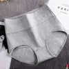 Ropa Interior Femenina de Algodón Puro de Cintura Alta, Ropa Interior de Talla Grande de Algodón Puro de Cintura Alta con Control de Abdomen y Levanta Glúteos Postparto, Ropa Interior de Algodón Puro de Cintura Alta con Relieve