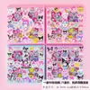 Caja de Pegatinas para Niños con 96 Pegatinas Pequeñas Transparentes de Mascota de Dibujos Animados Impermeables Pegatinas Decorativas para DIY Pegatinas de Material para Scrapbooking