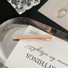 Pinza para el cabello de metal Advanced Sense, pinza para el cabello con flequillo frontal para mujer, pinza para el cabello con corte lateral roto, pinza de pico de pato, pinza de alta gama de un solo personaje, accesorio para la cabeza