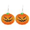 Brincos de Halloween Transfronteiriços Fantasma Caveira Joias Personalizadas Liga Abóbora Brincos de Desenho Animado Europeus e Americanos Conjunto Amazon