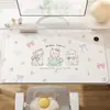 Mouse pad aquecido com tema de desenho animado, perfeito para o inverno, projetado para mulheres que trabalham em escritório, mantém as mãos aquecidas enquanto trabalham na mesa do computador, e é um tapete de mesa aquecido de tamanho grande para o escritório