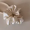 Goma para el pelo de terciopelo satinado con lunares para mujer, elegante y de alta gama, para peinados de moño